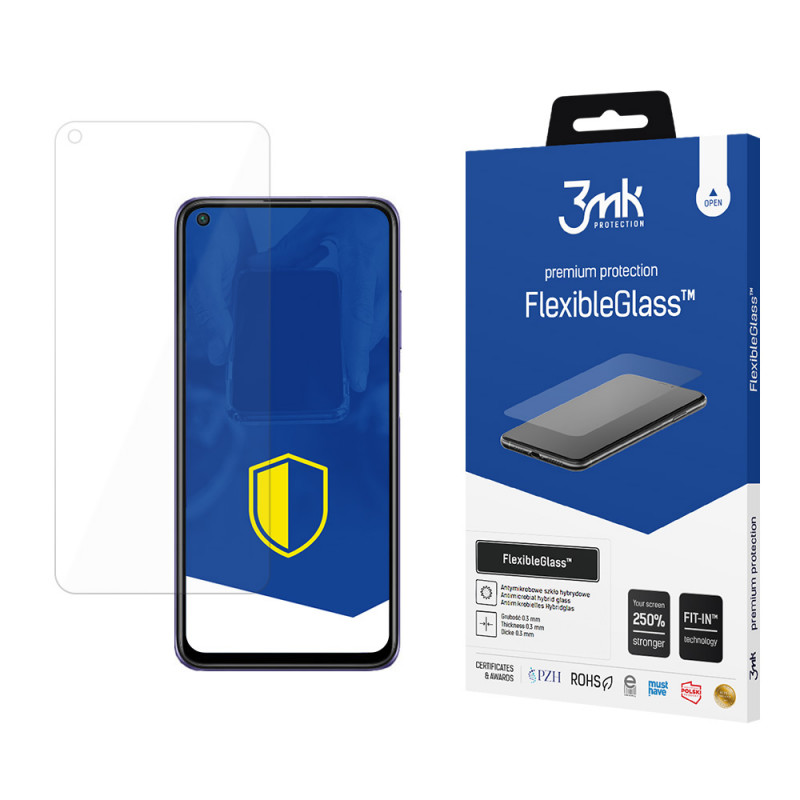 3MK FlexibleGlass hibrīdstikla ekrāna aizsargs Redmi Note 9T 5G