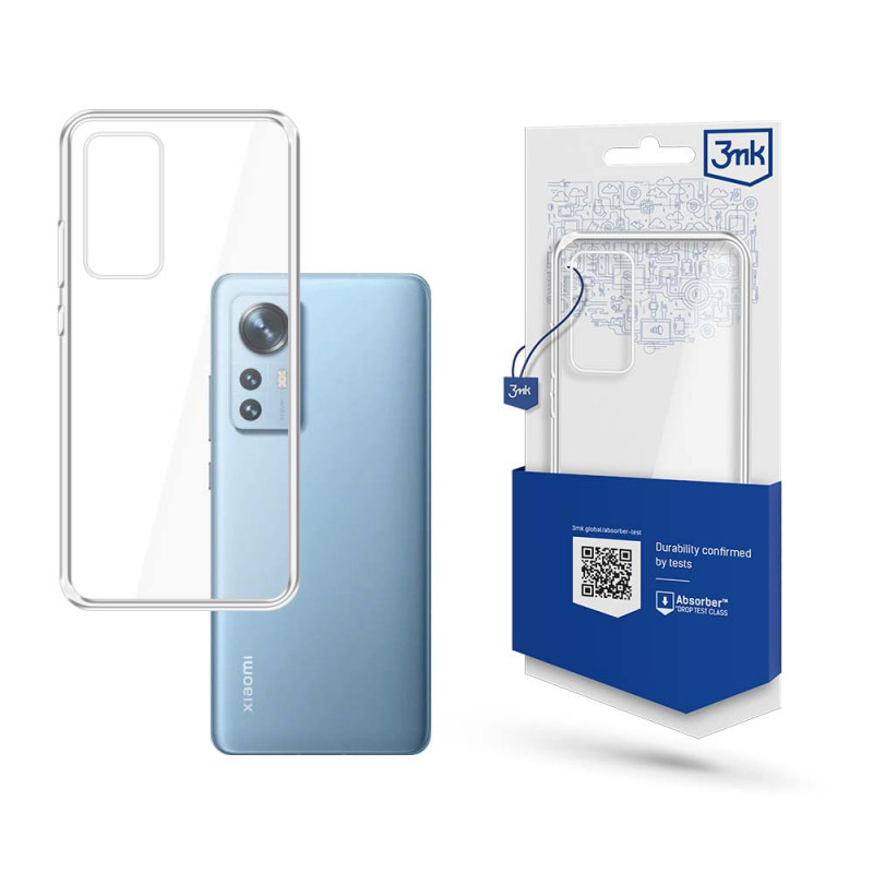 3MK Clear Case Xiaomi 12/12X viedtālruņa maciņš, caurspīdīgs