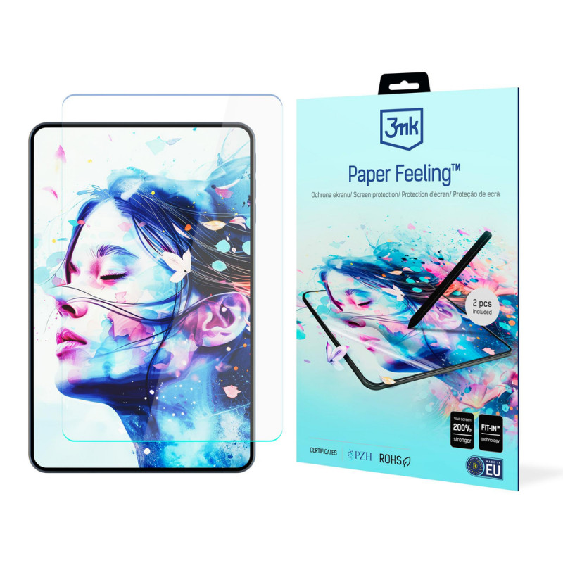 3MK PaperFeeling Microsoft Surface Pro 7 12.3 planšetdatora ekrāna aizsargplēve (2 gab.)