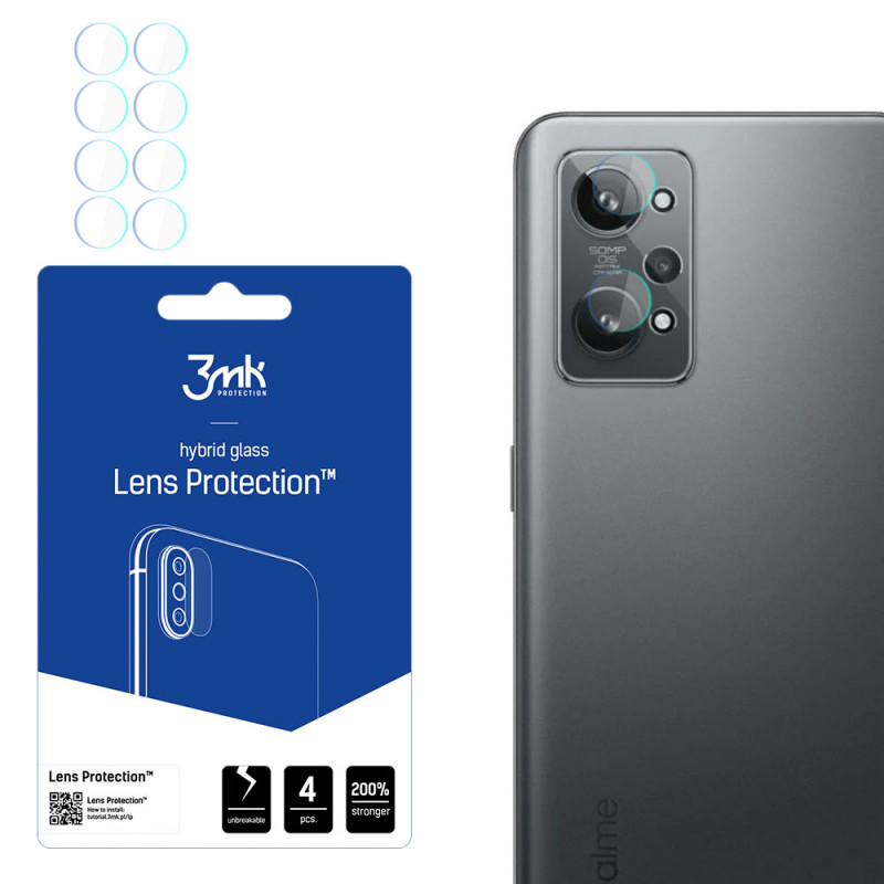 3MK Lens Protection Realme GT 2 5G kameras objektīva aizsargs (4 gab.)