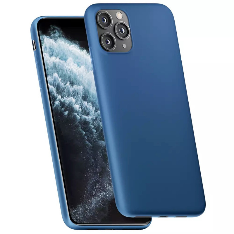 3MK Matt Case Apple iPhone 14 viedtālruņa maciņš, zils (blueberry)