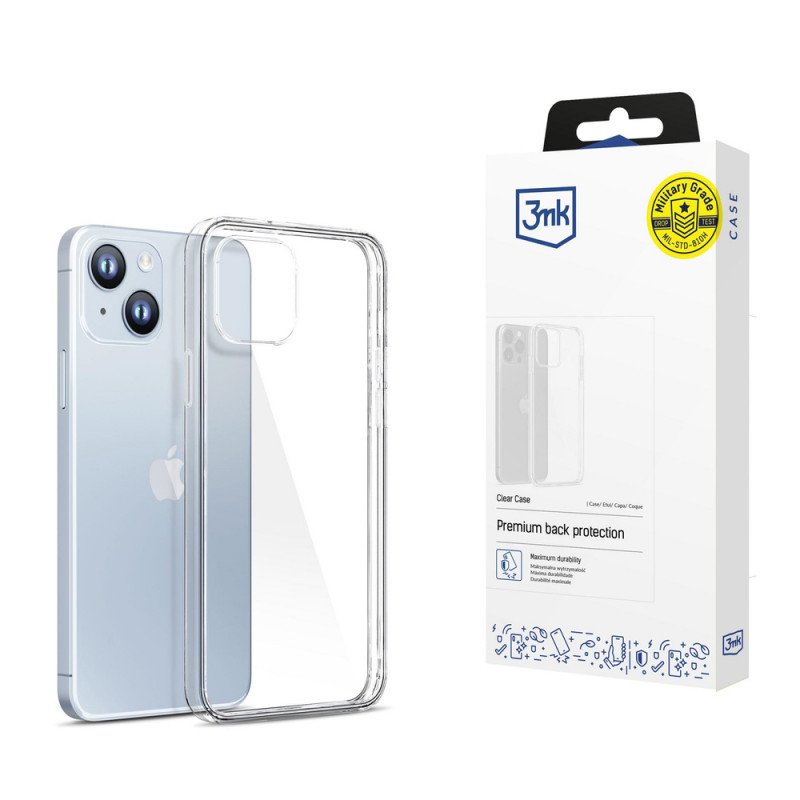3MK Clear Case Apple iPhone 14 Plus / 15 Plus, caurspīdīgs