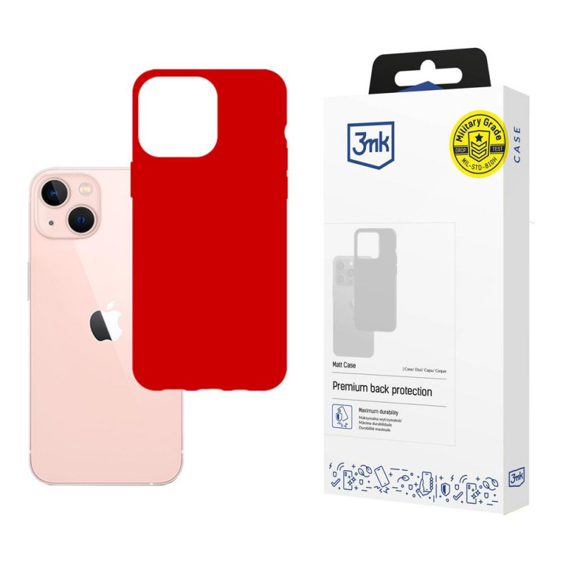 3MK Matt Case 3MK4038 Apple iPhone 14 Plus / 15 Plus, sarkans