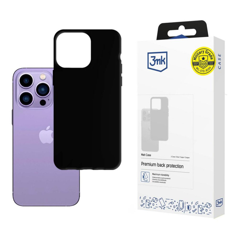 3MK Matt Case 3MK4039 Apple iPhone 14 Pro, melns
