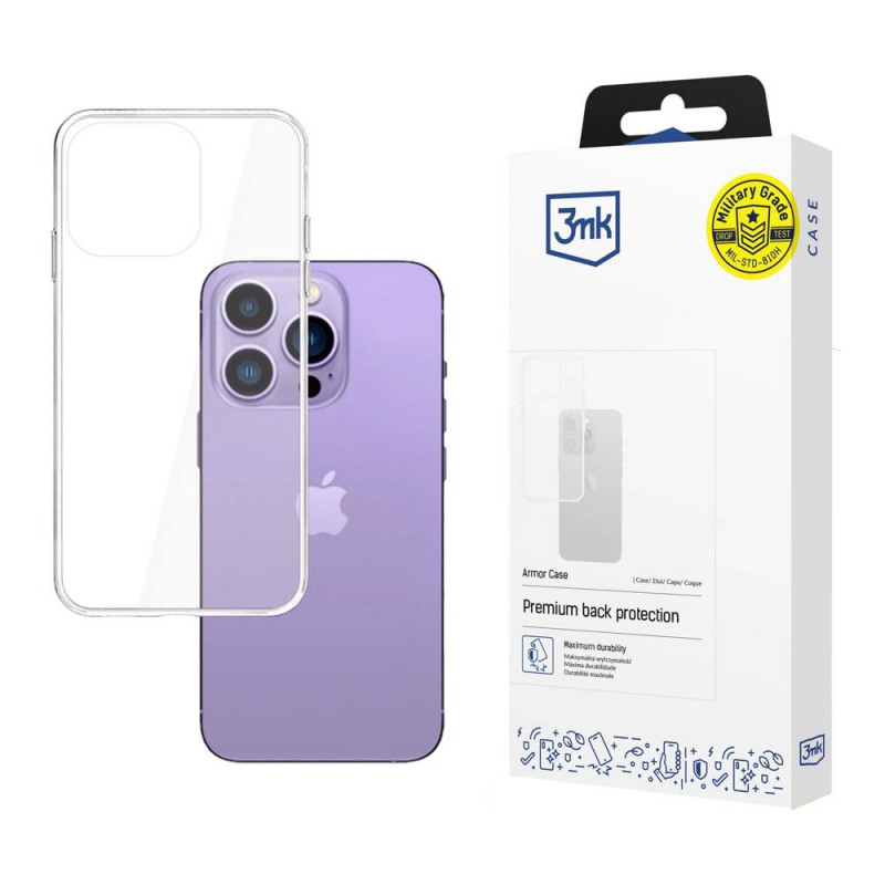 3MK Armor Case 3MK4014 Apple iPhone 14 Pro Max, caurspīdīgs