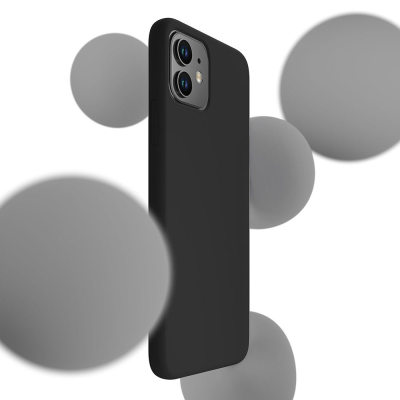 3MK Silicone Case Samsung Galaxy A24 4G, melns
