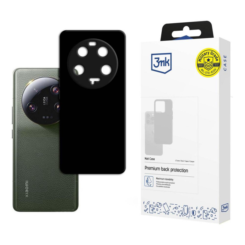 3MK Matt Case 3MK4939 Xiaomi 13 Ultra 5G, melns