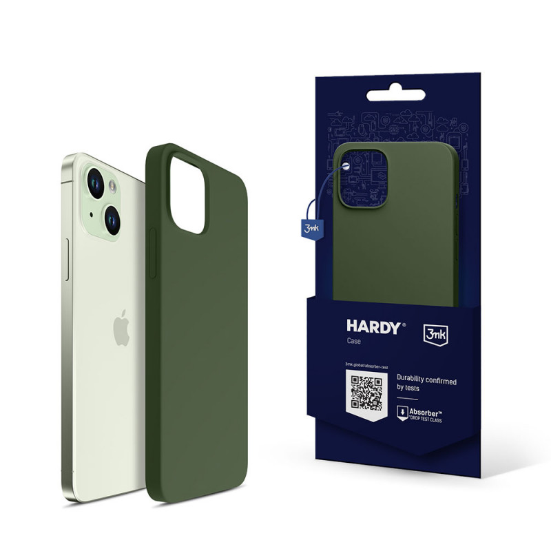 3MK Hardy Case MagSafe Apple iPhone 15 Plus / 14 Plus, alpine green
