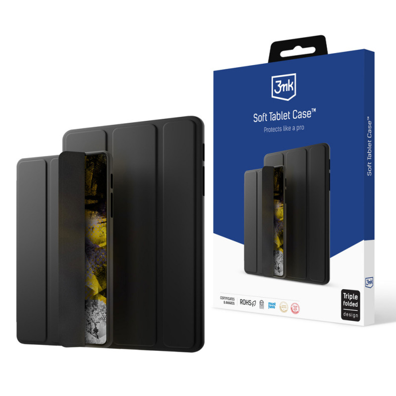 3MK Soft Tablet Case 3MK4991 Apple iPad 10.9" 2022 / iPad 11 2025, melns