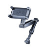 3MK Single Headrest Holder tālruņu un planšetdatoru turētājs automašīnas galvas balstā 4.7"-12.9", melns