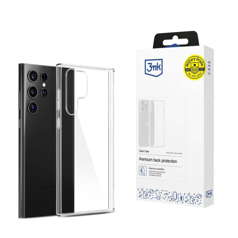 3MK Clear Case vāciņš Samsung Galaxy S24 Ultra, caurspīdīgs