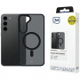3MK Smoke MagCase ar MagSafe Samsung Galaxy S23 5G, melns