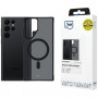 3MK Smoke MagCase ar MagSafe Samsung Galaxy S22 Ultra 5G, daļēji caurspīdīgs