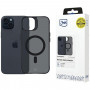 3MK Smoke MagCase ar MagSafe Apple iPhone 15, daļēji caurspīdīgs