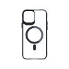 3MK Satin Armor MagCase ar MagSafe Apple iPhone 12 Pro Max, caurspīdīgs ar melnu rāmi