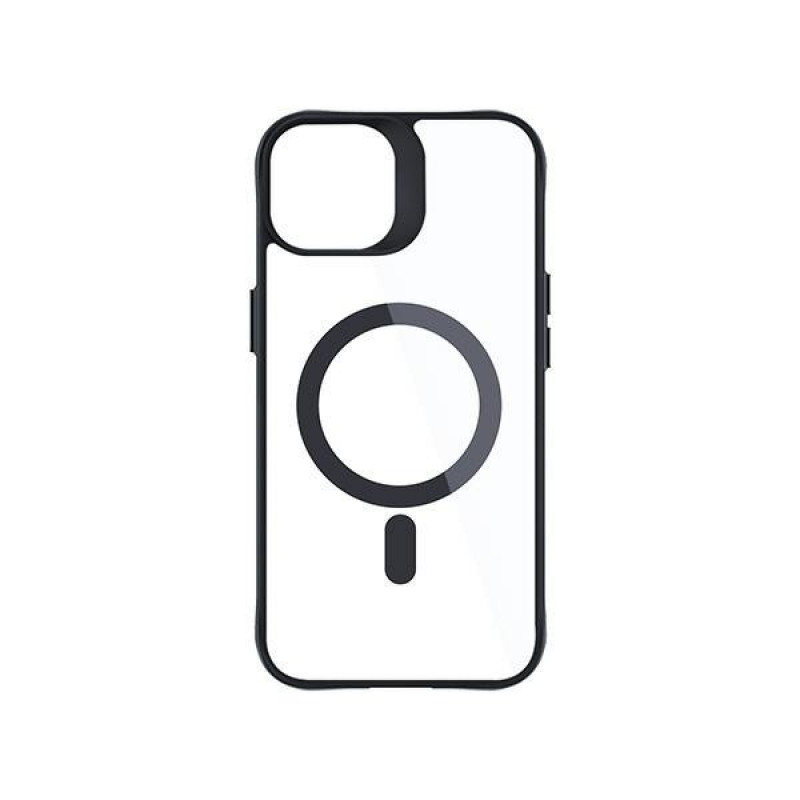 3MK Satin Armor MagCase ar MagSafe Apple iPhone 15 Plus, caurspīdīgs ar melnu rāmi (156080-0)