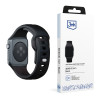 3mk silikona pulksteņa siksniņa Apple Watch 38/40/41 mm, melna