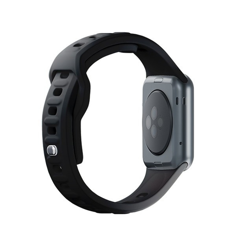 3mk silikona pulksteņa siksniņa Apple Watch 38/40/41 mm, melna