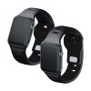 3mk silikona pulksteņa siksniņa Apple Watch 38/40/41 mm, melna