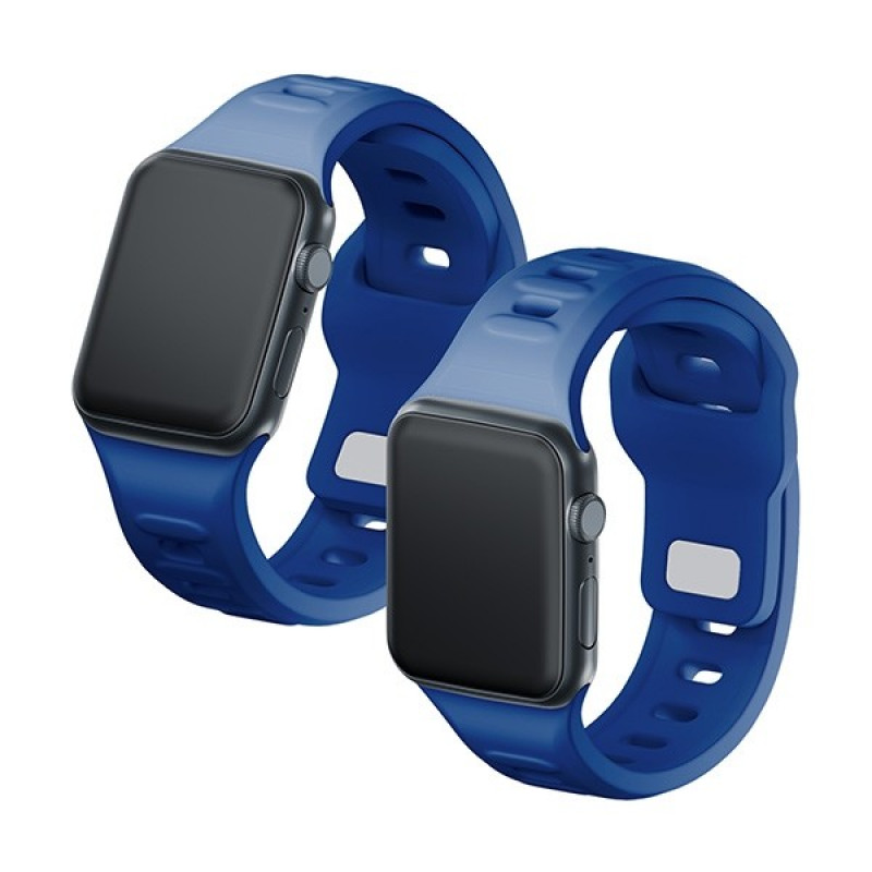 3mk silikona pulksteņa siksniņa Apple Watch 38/40/41 mm, zila