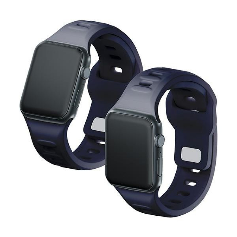 3mk silikona pulksteņa siksna Apple Watch 38/40/41 mm, pelēka