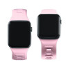 3mk silikona pulksteņa siksniņa Apple Watch 38/40/41 mm, pūdera rozā