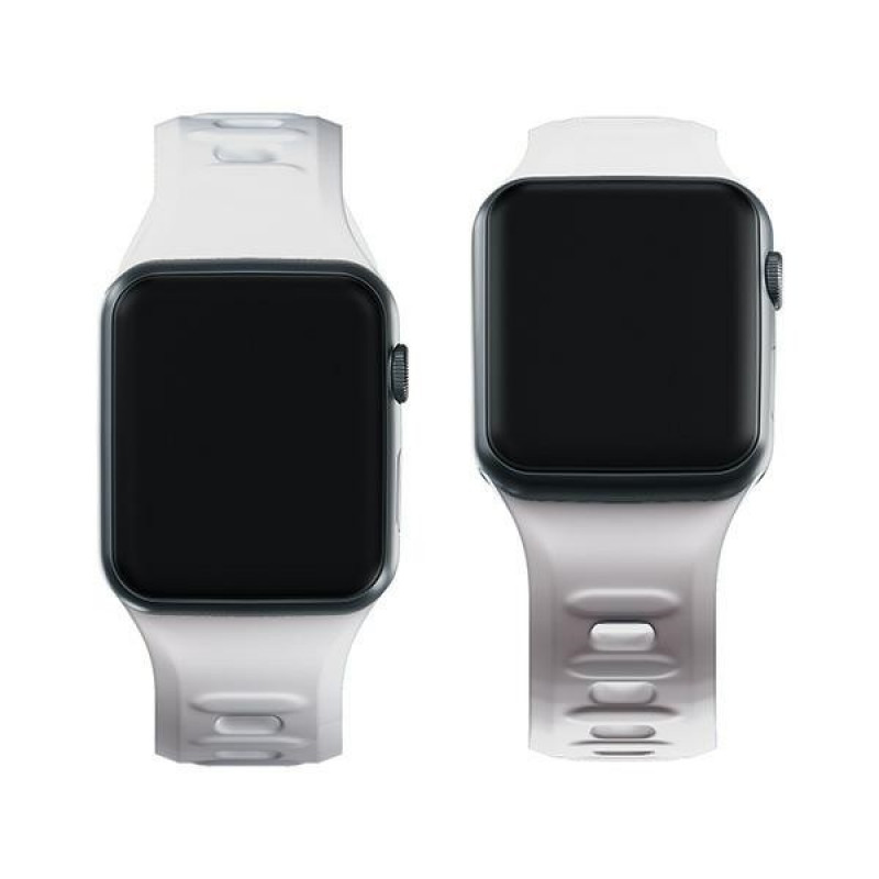 3mk silikona pulksteņa siksniņa Apple Watch 38/40/41 mm, balta