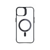 3MK Satin Armor MagCase ar MagSafe Apple iPhone 15, caurspīdīgs ar melnu rāmi