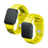 3mk silikona pulksteņa siksniņa Apple Watch 38/40/41 mm, dzeltena