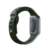 3mk silikona pulksteņa siksna Apple Watch 42/44/45/49 mm, tumši zaļa