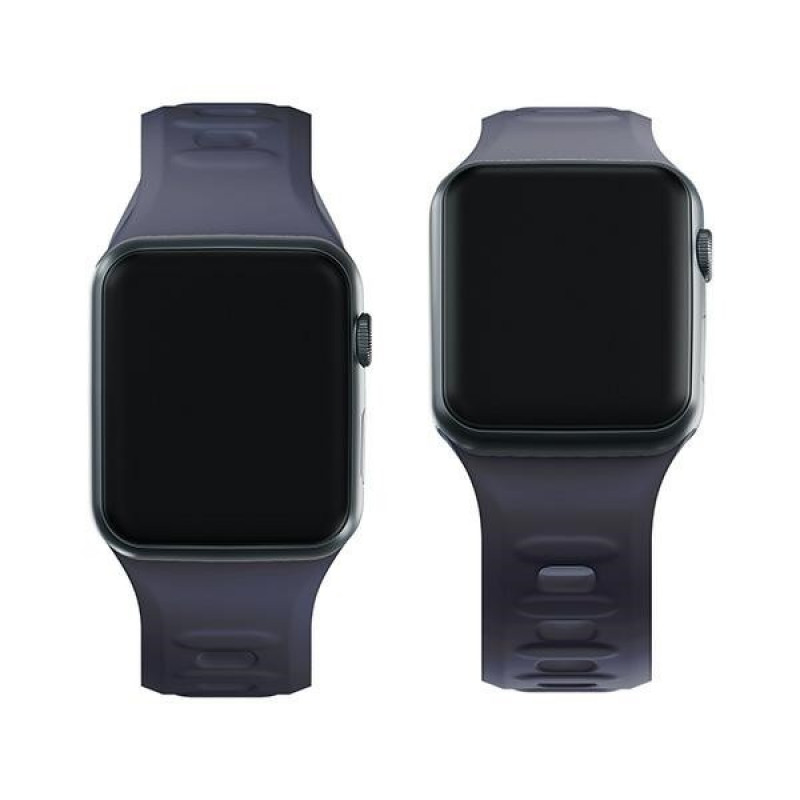 3mk silikona pulksteņa siksniņa Apple Watch 42/44/45/49 mm, pelēka