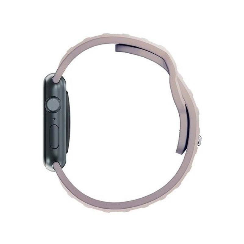 3mk silikona pulksteņa siksniņa Apple Watch 42/44/45/49 mm, rozā bēšā / latte