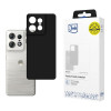 3MK Matt Case viedtālruņa maciņš Motorola Edge 50 Pro, melns