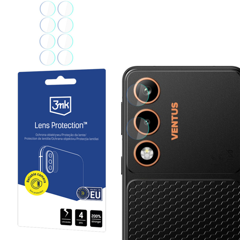 3MK Lens Protection Hammer Ventus 5G kameras objektīva aizsargs (4 gab.)