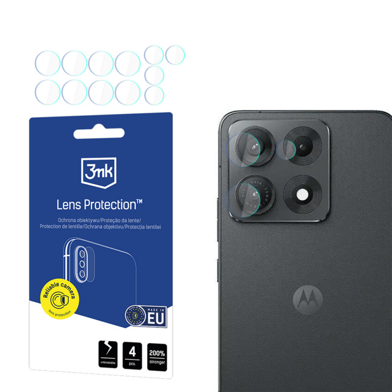 3MK Lens Protection Motorola Edge 70 Max kameras objektīva aizsargs