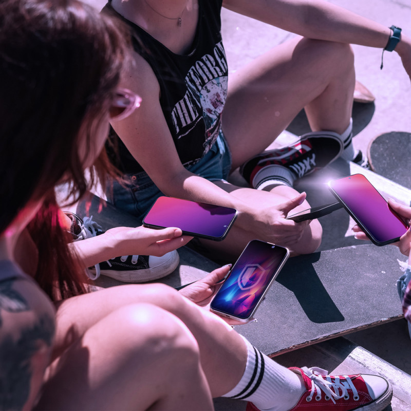 3mk Rainbow Privacy Apple iPhone 18 Pro pretlūkošanas rūdītais stikls