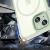Tech-Protect MagMat MagSafe Apple iPhone 15 vāciņš, zaļš/caurspīdīgs