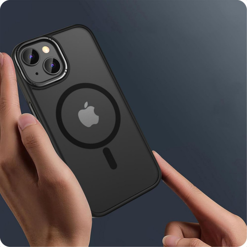 Tech-Protect MagMat 2 MagSafe Apple iPhone 15 vāciņš, matēti melns