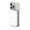 Tech-Protect PB31 LifeMag MagSafe pārnēsājamais akumulators 10000 mAh, 15 W, balts