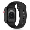 Tech-Protect silikona siksniņa Apple Watch 4/5/6/7/8/9/SE/10 (38/40/41/42 mm), melna
