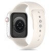 Tech-Protect silikona siksniņa Apple Watch 4/5/6/7/8/9/SE/10 (38/40/41/42 mm), Starlight