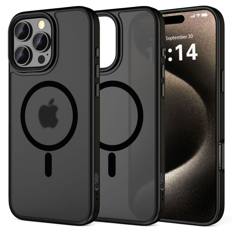 Tech-Protect MagMat MagSafe Apple iPhone 16 Pro vāciņš, matēti melns