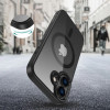 Tech-Protect MagMat MagSafe Apple iPhone 16 vāciņš, melns/caurspīdīgs