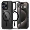 Tech-Protect MagMat MagSafe Apple iPhone 16 Pro vāciņš, melns/caurspīdīgs