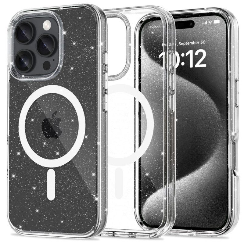 Tech-Protect Flexair Hybrid MagSafe vāciņš Apple iPhone 16 Pro, Glitter