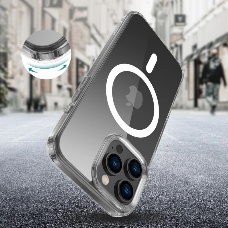 Tech-Protect Flexair Hybrid MagSafe apvalks Apple iPhone 16 Pro Max, caurspīdīgs
