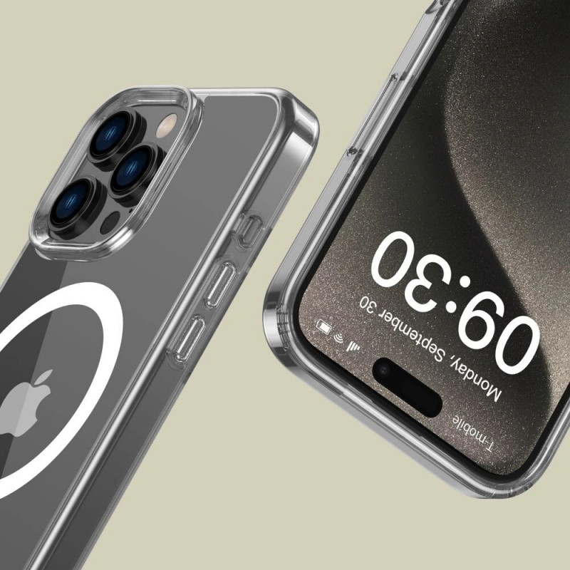 Tech-Protect Flexair Hybrid MagSafe apvalks Apple iPhone 16 Pro Max, caurspīdīgs