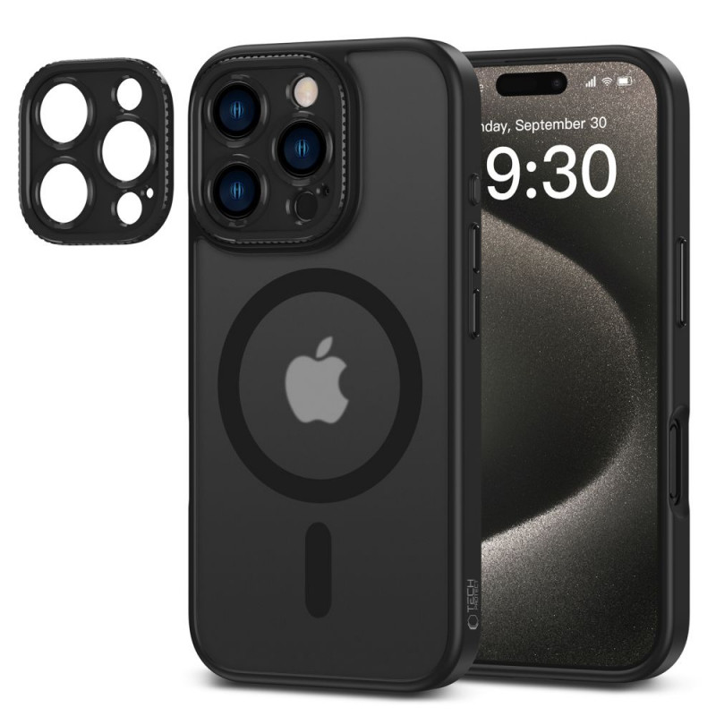 Tech-Protect MagCam MagSafe vāciņš Apple iPhone 16 Pro, matēti melns