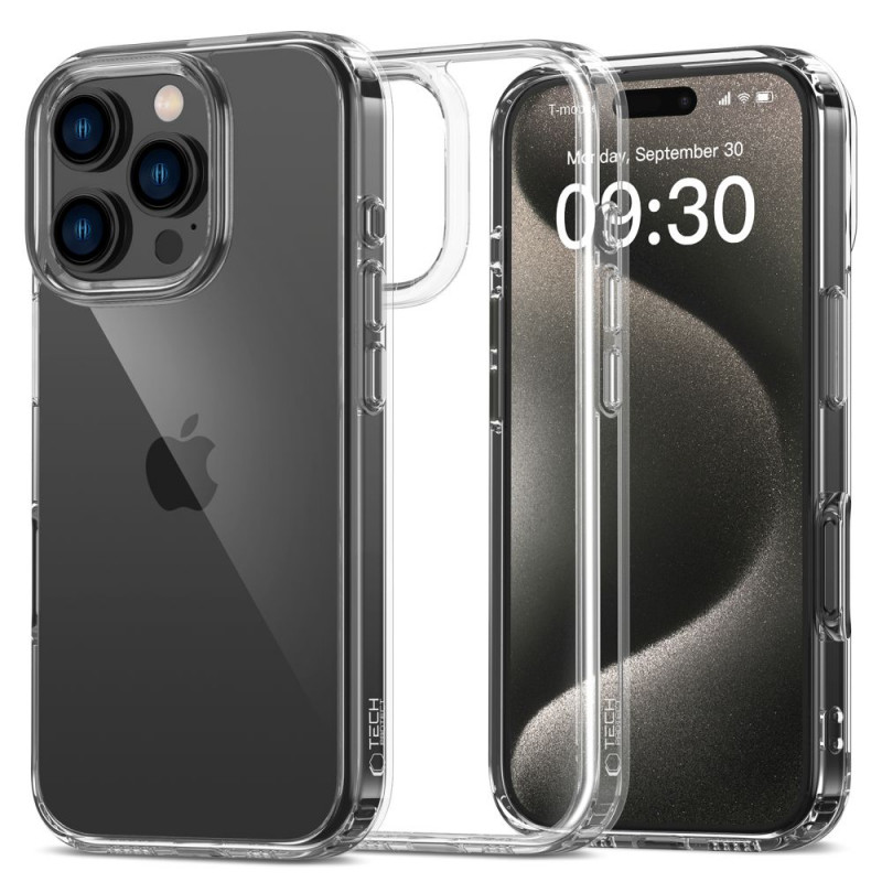 Tech-Protect Flexair Hybrid vāciņš Apple iPhone 16 Pro Max, caurspīdīgs