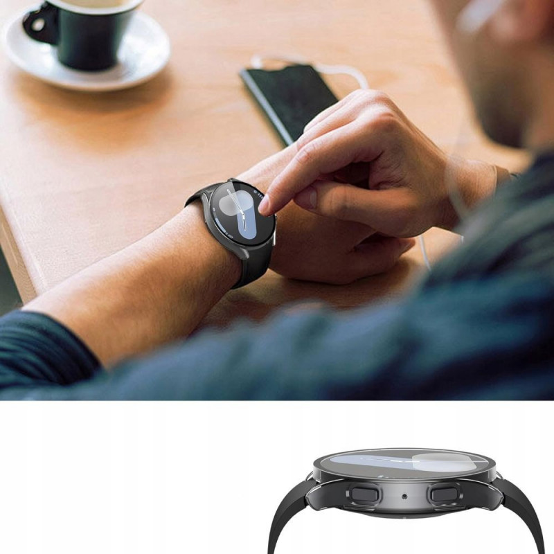 Tech-Protect Defense360 korpuss Samsung Galaxy Watch 7, 40 mm, caurspīdīgs